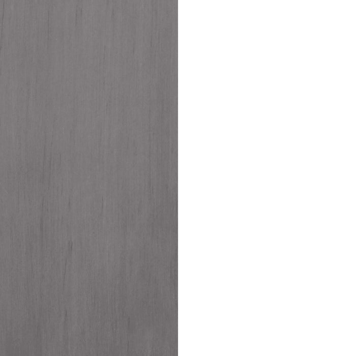 Alma 3-drawer Storage Bench White and Weathered Grey
