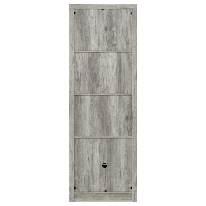 Burke 3-piece 59-inch TV Entertainment Center Grey Driftwood