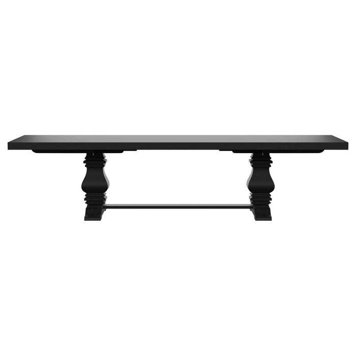 Florence 9-piece 126-inch Extension Dining Table Set Beige