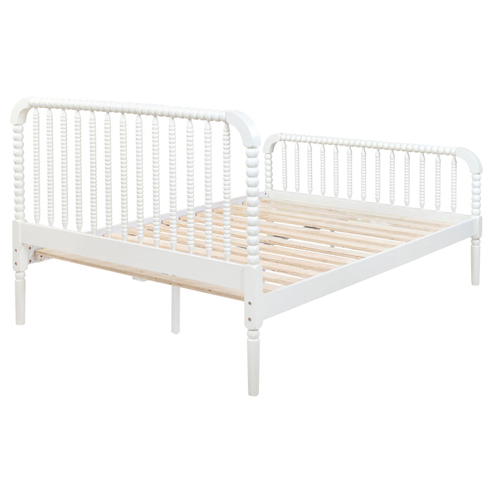 Jones Wood Full Open Frame Bed White