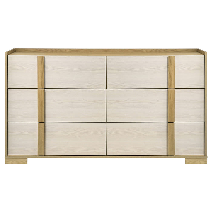 Hyland 6-drawer Dresser Natural