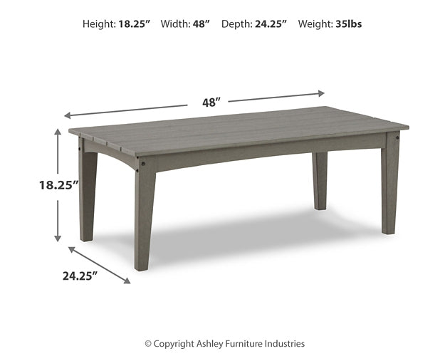 Visola Rectangular Cocktail Table